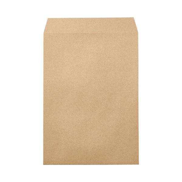 【商品名】 ピース RC100%未晒クラフト封筒テープのり付 角2 100g/m2 798-10 1パック(100枚) 【ジャンル・特徴】 古紙パルプ100%の未晒封筒。 [ 798-10 ]