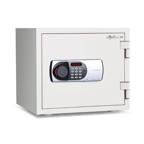 【商品名】 ディプロマット デジタルテンキー式耐火・耐水金庫 19L オフホワイト 119EN88WR 1台 [ 119EN88WR ]