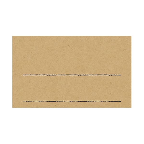 【商品名】 （まとめ）ササガワ 手書きPOP用カード 名刺サイズ クラフト 16-1753 1パック(10枚)【×5セット】 [ 16-1753 ]