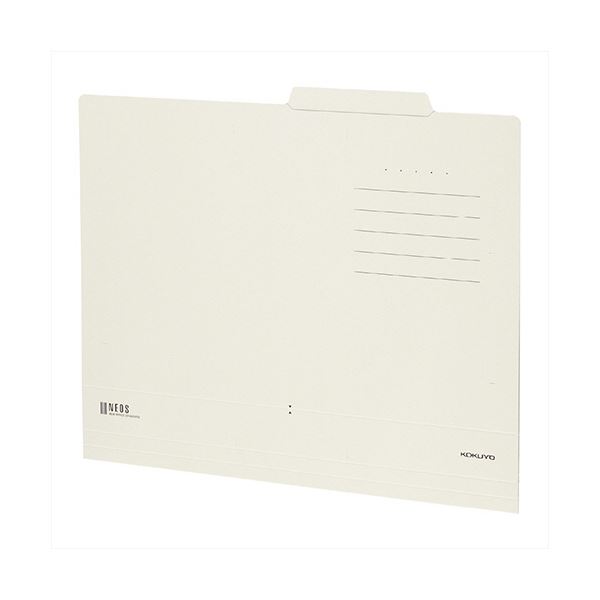 【商品名】 （まとめ）コクヨ 個別フォルダー(NEOS) A4オフホワイト A4-NEIF-W 1セット(10冊)【×10セット】 【ジャンル・特徴】 機能・デザイン・カラーが進化した定番ファイルシリ