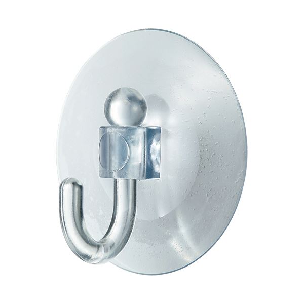 【商品名】 （まとめ）ミツヤ スイング吸盤フック 耐荷重2kg CKH-2 1パック(2個)【×10セット】 【ジャンル・特徴】 ガラス面におすすめ。定番のクリア吸盤フック。 [ CKH-2 ]