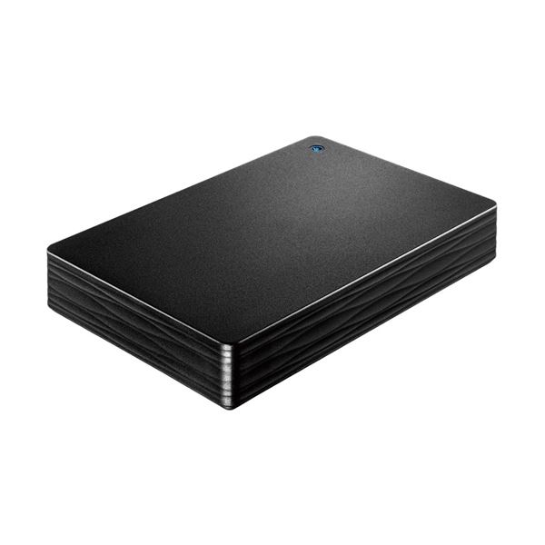 （まとめ）アイオーデータ USB 3.1Gen1/2.0対応 ポータブルハードディスク「カクうすLite」 5TB ブラック HDPH-UT5DKR 1台〔×3セット〕