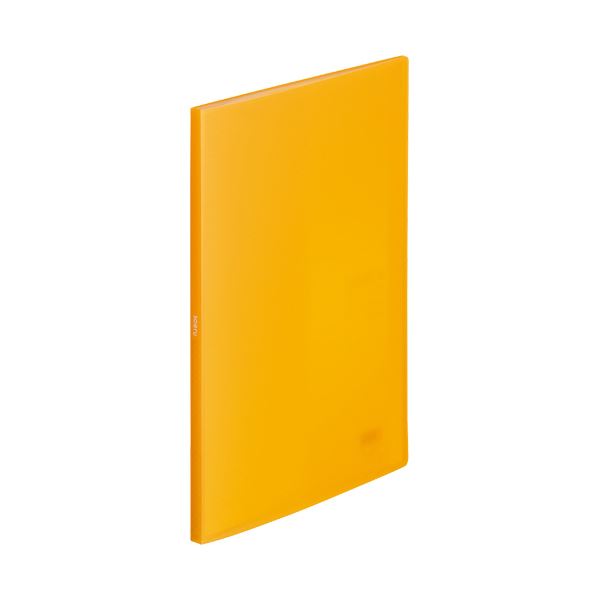 【商品名】 （まとめ）リヒトラブ soeru クリヤーブック A4タテ 20ポケット 背幅10mm マンダリンオレンジ N-8101-4 1冊【×30セット】 [ N-8101-4 ]
