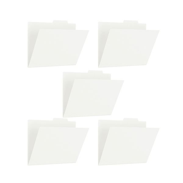 【商品名】 （まとめ）プラス PP個別フォルダー+ A4ホワイト FL-161IF 1パック(5冊)【×5セット】 【ジャンル・特徴】 丈夫な樹脂製の個別フォルダー。 [ FL-161IF WH ]