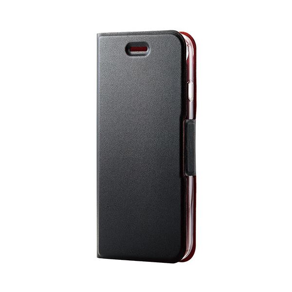 【商品名】 エレコム i Phone SE 第3世代 レザーケース 手帳型 Ultra Slim 磁石付 クリアケース ブラック PM-A22SPLFUBK 【ジャンル・特徴】 端末の薄さ/軽さを損ね