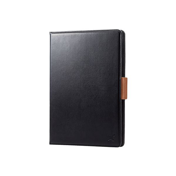 【商品名】 エレコム タブレット汎用/手帳型ケース/ソフトレザー/3アングル/ハンドベルト/ペンホルダー/8.5〜11.5inch/ブラック TB-10HPG3LBK [ TB-10HPG3LBK ]