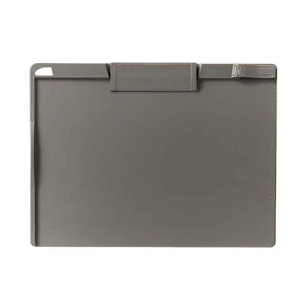 【商品名】 （まとめ）TANOSEE クリップボード A4ヨコ グレー 1枚【×5セット】 [ OR-7157-GL ]