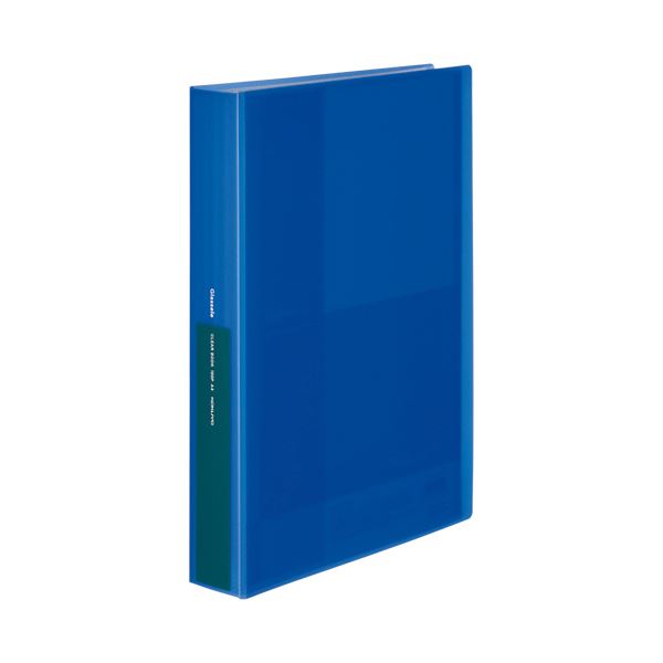 【商品名】 （まとめ）コクヨクリヤーブック（Glassele） 固定式 A4タテ 100ポケット ブルー ラ-GL100B 1冊【×3セット】 [ ラ-GL100B ]