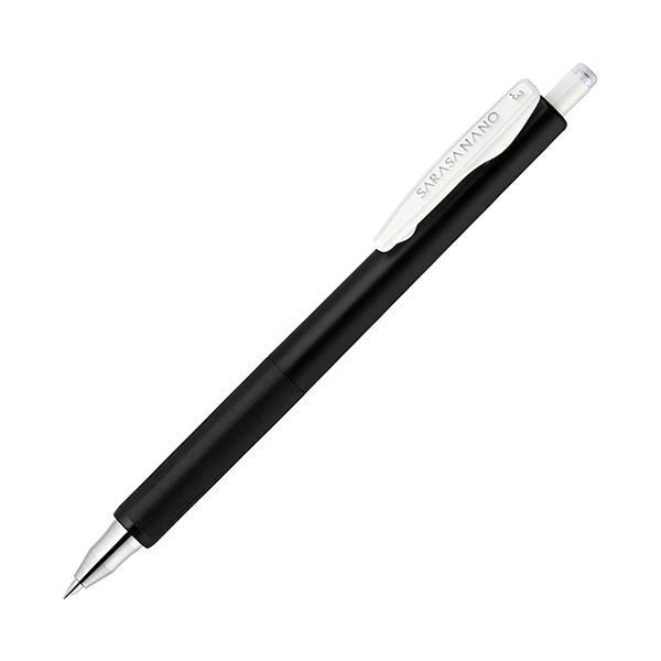 【商品名】 ゼブラ ゲルインクボールペン サラサナノ0.3mm 黒 JJH72-BK 1セット（10本） 【ジャンル・特徴】 極細でもくっきりキレイに書ける! [ JJH72-BK ]