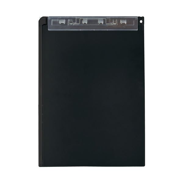 【商品名】 （まとめ）リヒトラブ クリップボード（スタンド付）A4タテ 黒 A-5167-24 1枚【×5セット】 [ A-5167-24 ]