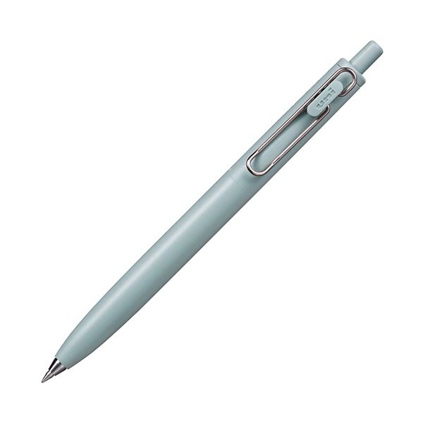 【商品名】 （まとめ）三菱鉛筆 ゲルインクボールペンユニボール ワンF 0.5mm 黒 （軸色：Fグリーン（葉雫）） UMNSF05F.6 1本【×10セット】 【ジャンル・特徴】 テーマ性ある軸色と