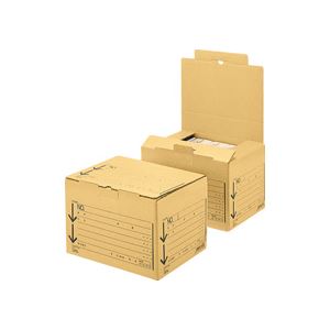 【商品名】 （まとめ） ライオン事務器 文書保存箱 （強化タイプ）A4用 内寸W420×D325×H265mm SC-12 1個 【×3セット】 [ SC-12 ]