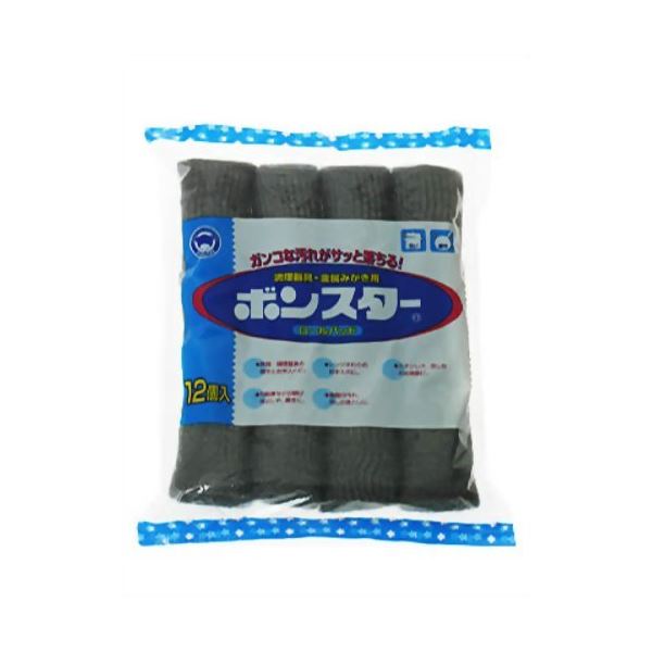 【商品名】 【5個セット】 ボンスター販売 ボンスター ロールパッド 12個入 【ジャンル・特徴】 スポンジ キッチン サビ 汚れ 落とし 金属みがき タワシ