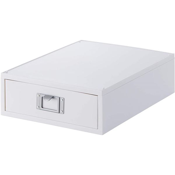 【商品名】 【2個セット】 吉川国工業所 Like-it A4ファイルボックス オールホワイト LM-50 （収納ボックス） 【ジャンル・特徴】 自分好みの収納を構築！「Life Module」シリー