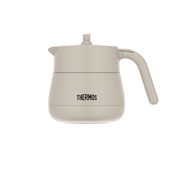 【商品名】 【2個セット】 サーモス 真空断熱ティーポット 450ml ライトグレー TTE-450LGY 【ジャンル・特徴】 THERMOS 保冷 保温 卓上ポット 急須 魔法びん