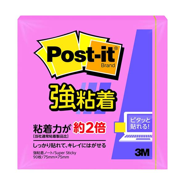 【商品名】 【20個セット】 3M Post-it ポストイット 強粘着 ノート ローズ 3M-654SS-ROX20 【ジャンル・特徴】 ポストイット強粘着 ノート ローズ [ 3M-654SS-R
