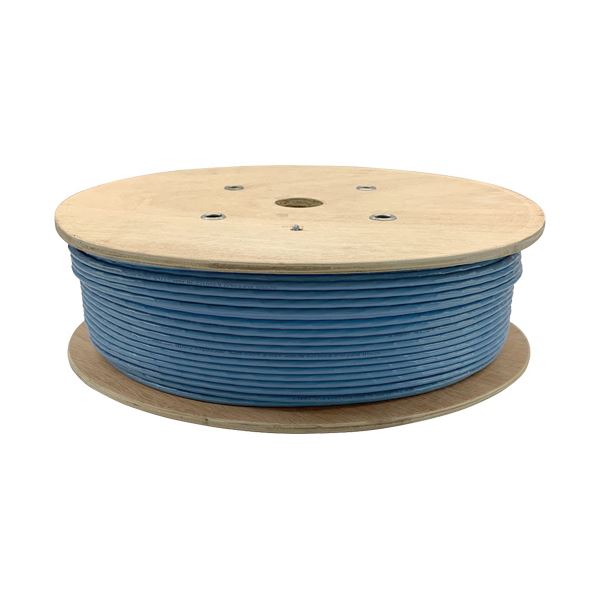 【商品名】 バッファロー Cat6A LANケーブル単線 ブルー 300m BL6A3000BL 1巻 【ジャンル・特徴】 自作に便利な長尺LANケーブル、カテゴリー6Aです。 [ BL6A3000B