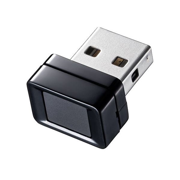 サンワダイレクト 指紋認証リーダー(PC用・USB接続・WindowsHello対応・指紋最大10件登録) 400-FPRD1 1個〔代引不可〕
