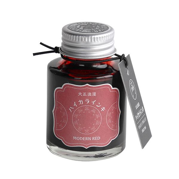 【商品名】 寺西化学 ギター 大正浪漫ハイカラインキモダンレッド 40ml TRH-40ML-T60 1個 【ジャンル・特徴】 大正ロマンをイメージした、懐かしくも新しい万年筆インキ。 [ TRH-4