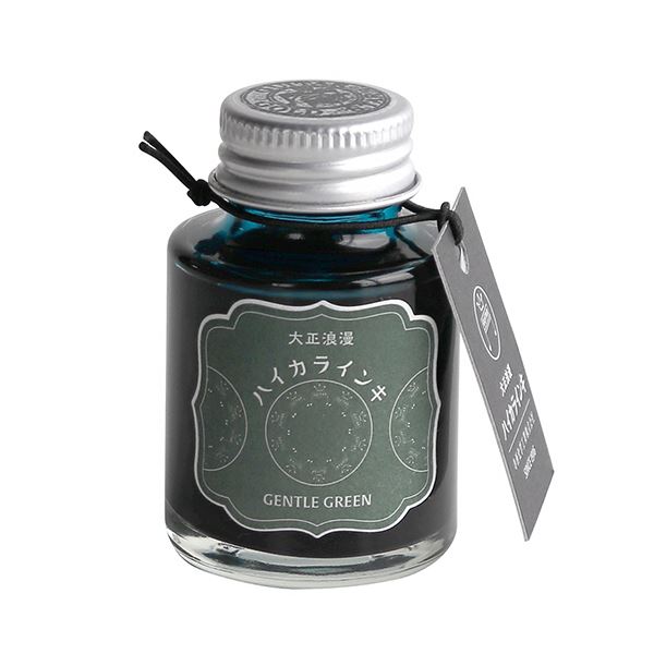 【商品名】 寺西化学 ギター 大正浪漫ハイカラインキジェントルグリーン 40ml TRH-40ML-T62 1個 【ジャンル・特徴】 大正ロマンをイメージした、懐かしくも新しい万年筆インキ。 [ TR