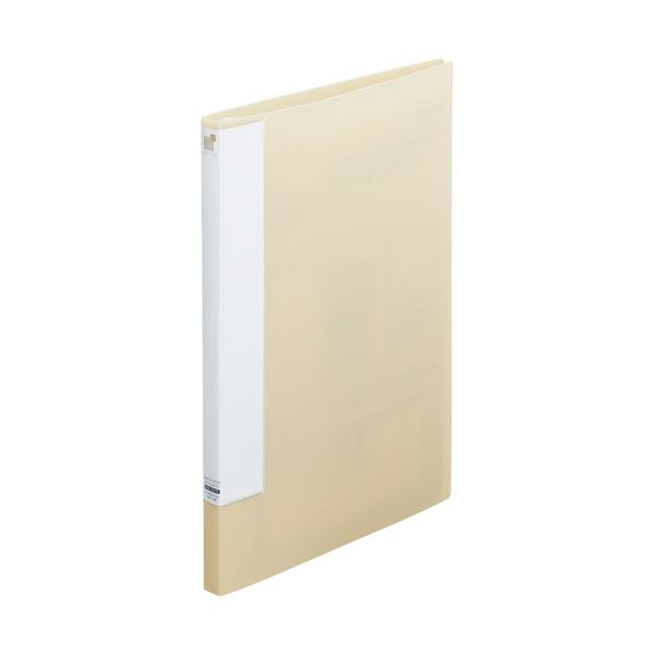【商品名】 リヒトラブ CUBE FIZZクリヤーブック(サイドベンツ) A4タテ(見開きA3) 40ポケット(20シート) ベージュ N-6004-161セット(10冊) [ N-6004-16 ]