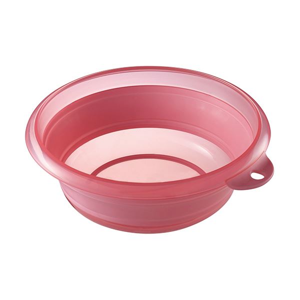 【商品名】 （まとめ） 伊勢藤 折りたためる ソフト湯おけ2.5L ピンク I-522P 1個 【×10セット】 【ジャンル・特徴】 小さくたためる、やわらか素材のソフト湯おけ。 [ I-522P ]