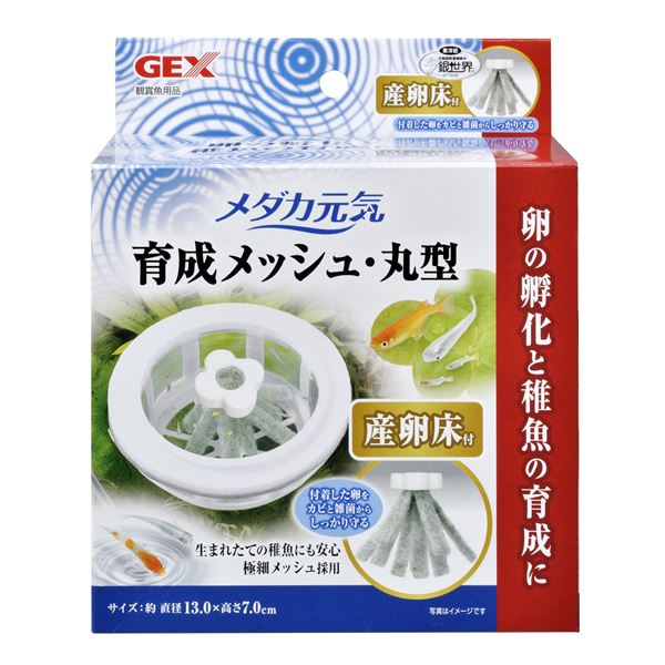 【商品名】 （まとめ）メダカ元気 育成メッシュ 丸型 産卵床付【×3セット】 (観賞魚/水槽用品) 【ジャンル・特徴】 卵の孵化と稚魚の育成に最適 [ 20070 ]