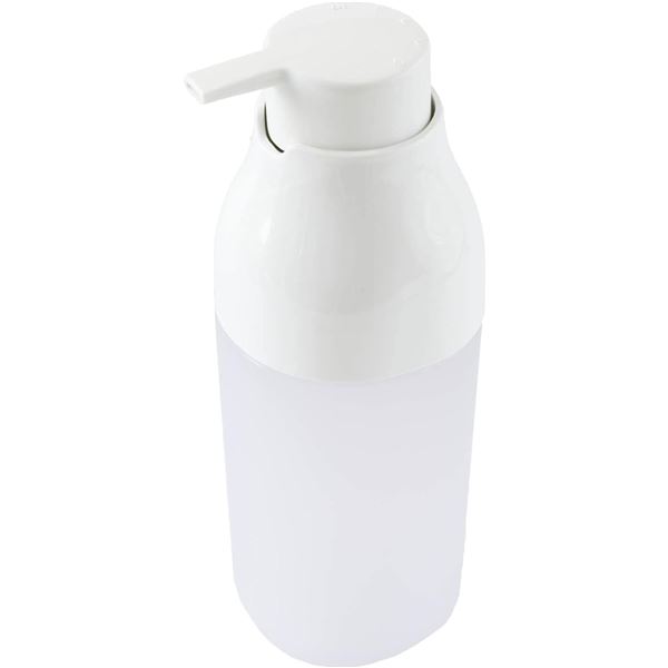 【商品名】 オカ プリスベイズ ウィル ディスペンサー リキッド 420ml ホワイト 【ジャンル・特徴】 詰め替えしやすく、洗いやすい
