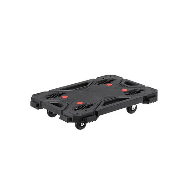 【商品名】 サンワサプライ 連結台車 大 CART-FA7BK 【ジャンル・特徴】 台上に滑り止め付き平台車。連結して荷台の拡張もできる [ CART-FA7BK ]