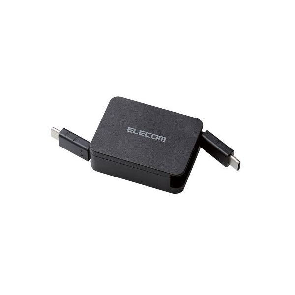 【商品名】 【3個セット】 エレコム USB2.0ケーブル（巻取り、C-C） MPA-CCRLA07BKX3 【ジャンル・特徴】 USB2.0ケーブル(巻取り、C-C) [ MPA-CCRLA07BK