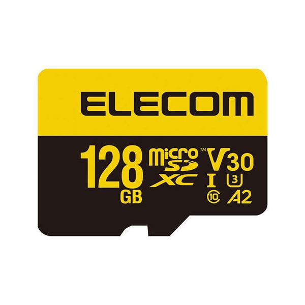 【商品名】 エレコム 高耐久 U3，V30 micro SDXC メモリカード 128GB MF-HMS128GU13V3 【ジャンル・特徴】 高耐久 U3，V30 micro SDXC メモリカード