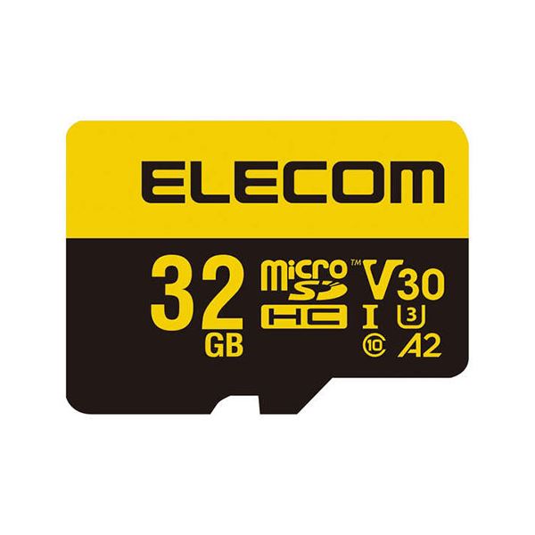 【商品名】 エレコム 高耐久 U3，V30 micro SDHC メモリカード 32GB MF-HMS032GU13V3 【ジャンル・特徴】 高耐久 U3，V30 micro SDHC メモリカード 