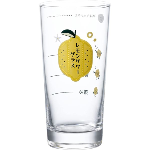 【商品名】 【2個セット】 東洋佐々木ガラス レモンサワーグラス（目安つき） 435ml 00535-J424 【ジャンル・特徴】 檸檬サワー 焼酎 目盛り付き 食洗機対応 日本製