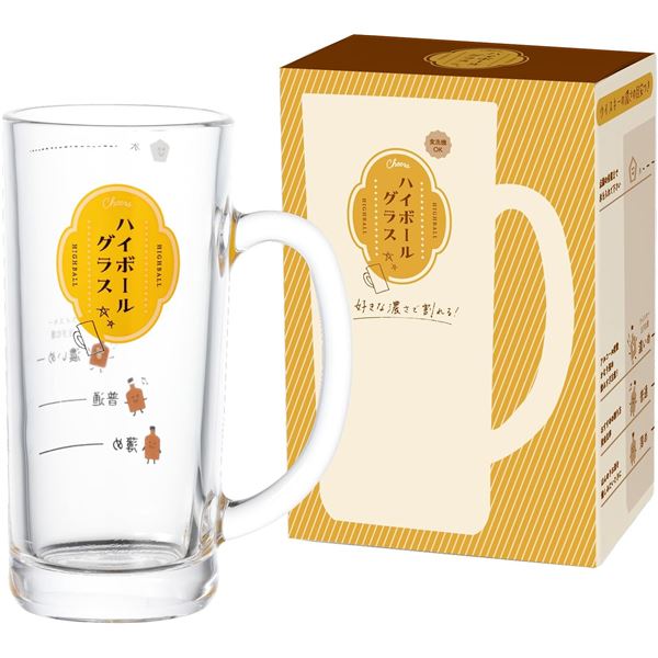 【商品名】 【2個セット】 東洋佐々木ガラス ハイボールジョッキ（目安つき） 435ml P-06431-J436 【ジャンル・特徴】 ウイスキー 水割り 目盛り付き 食洗機対応 日本製