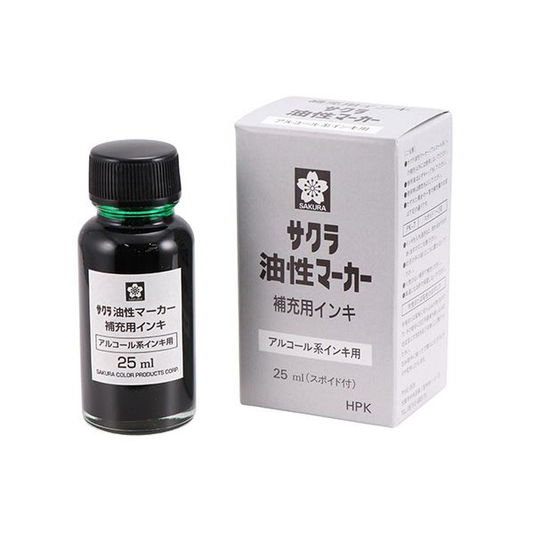 【商品名】 （まとめ） サクラクレパス油性マーカー補充用インキ 25ml みどり HPK#29 1個 【×5セット】