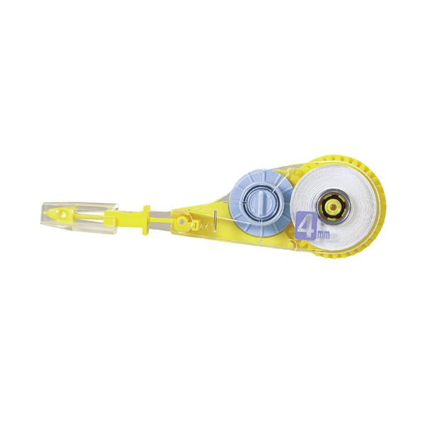 【商品名】 （まとめ） プラス 修正テープホワイパーV 交換テープ 4mm幅×10m イエロー WH-104TR 1個 【×5セット】
