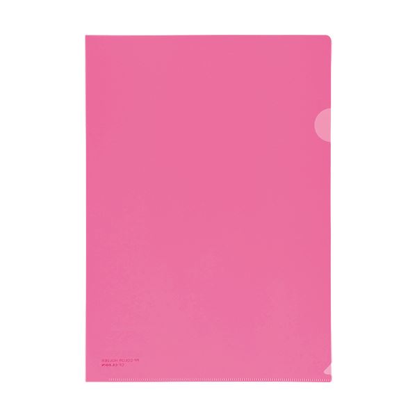 【商品名】 （まとめ） ライオン事務器PPカラーホルダー A4 厚さ0.2mm ピンク CF-6 1セット（5枚） 【×5セット】