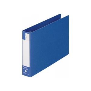 【商品名】 （まとめ） ライオン事務器ペットファイル A5ヨコ 2穴 180枚収容 背幅35mm 青 No.60-A5E 1冊 【×3セット】