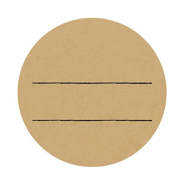 【商品名】 （まとめ） ササガワ手書きPOP用カード 丸型 クラフト 16-341 1パック（10枚） 【×3セット】
