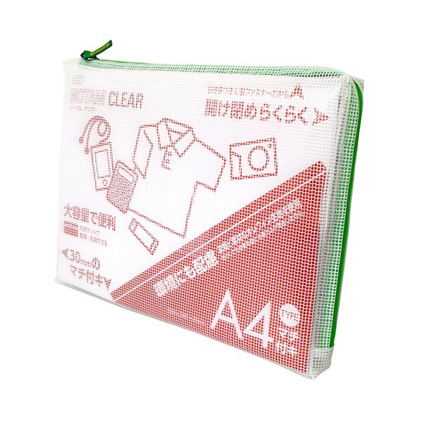 【商品名】 （まとめ） サクラクレパスノータム クリアー A4タイプ マチ付 グリーン UNCM-A4#29 1個 【×2セット】