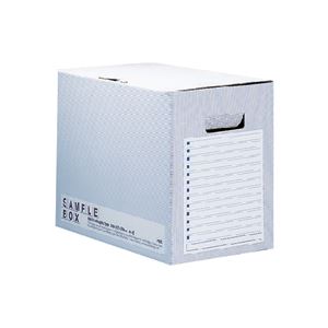 【商品名】 （まとめ） プラスサンプルボックスエコノミータイプ A4ヨコ 背幅200mm ブルー FL-002SB 1個 【×2セット】