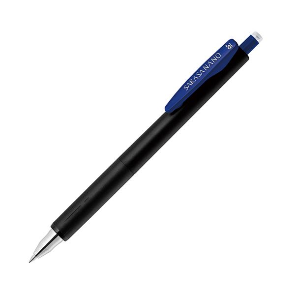 【商品名】 ゼブラジェルボールペン サラサナノ 0.38mm 青 JJX72-BL-N 1セット（10本）