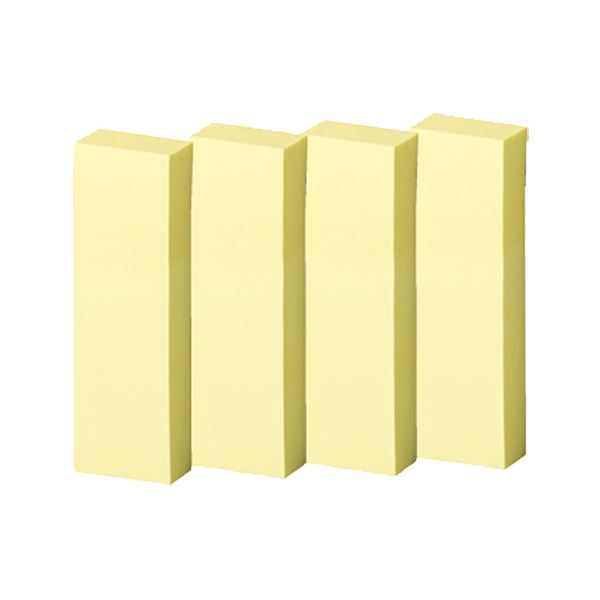 【商品名】 TANOSEE強粘着ふせん 50×15mm パステルカラー・イエロー 1セット（60冊：20冊×3パック）