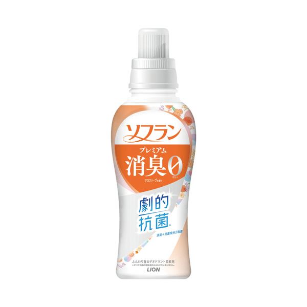【商品名】 （まとめ） ライオン ソフランプレミアム消臭 アロマソープの香り 本体 510m L 1本 【×5セット】