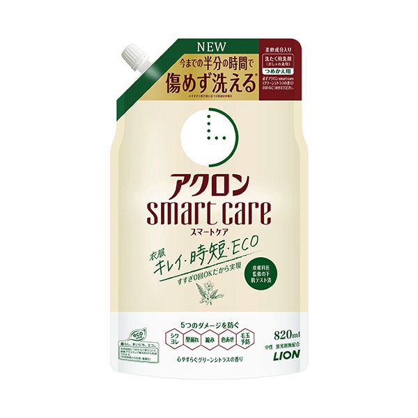 【商品名】 （まとめ） ライオン アクロンスマートケア つめかえ用 820m L 1個 【×2セット】
