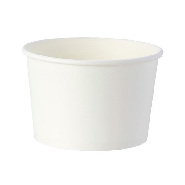 【商品名】 シモジマHEIKO 食品容器 アイスカップ ホワイト 115-480 #004501005 1セット（500個：25個×20パック）