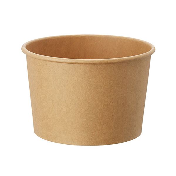 【商品名】 シモジマHEIKO 食品容器 アイスカップ クラフト 115-480 #004501010 1セット（500個：25個×20パック）