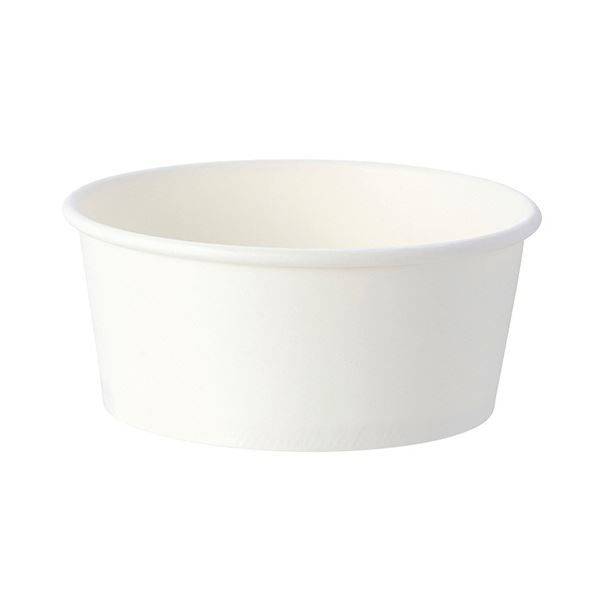 【商品名】 シモジマHEIKO 食品容器 アイスカップ ホワイト 115-270 #0045010031セット（1000個：50個×20パック）