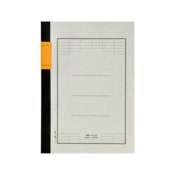 【商品名】 ライフ 統計ノートB5タテ 6.6mm×33行×7列 40枚 N109 1セット（10冊）