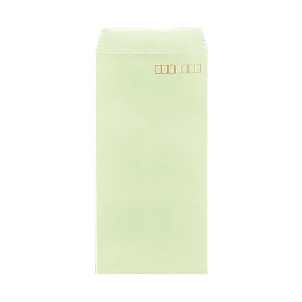 【商品名】 キングコーポレーション 長3封筒 70g センター貼 アドヘヤ ウグイス 060123 1ケース（1000枚）